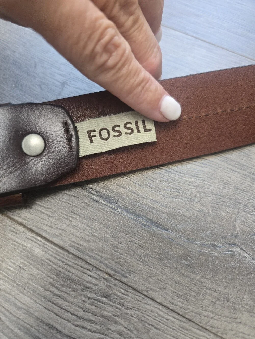 Fossil casual leather